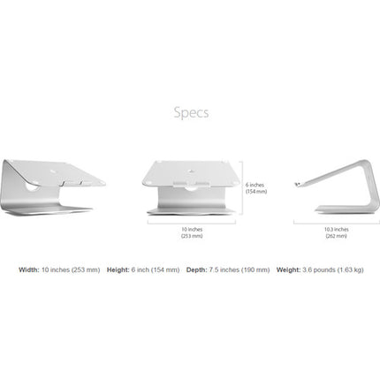 Rain Design mStand360 Soporte para Laptop con Base Giratoria 360° Dorado