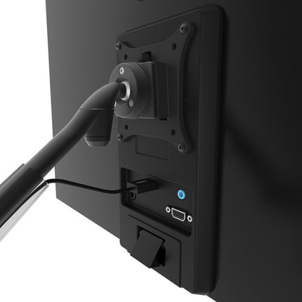 Kanto Living DMS2000 Soporte de Escritorio para 2 Monitores con Ajuste de Altura y Rotación