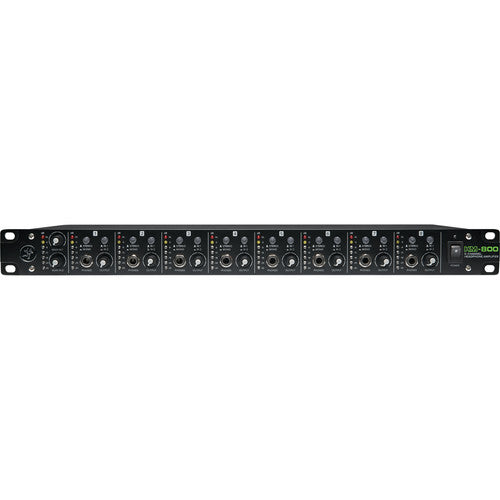Mackie HM-800 Amplificador de Auriculares 8 Canales 16 Salidas 7 Segmentos LED