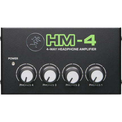Mackie HM-4 Amplificador para Auriculares 4 Salidas 1 Entrada 12 VDC