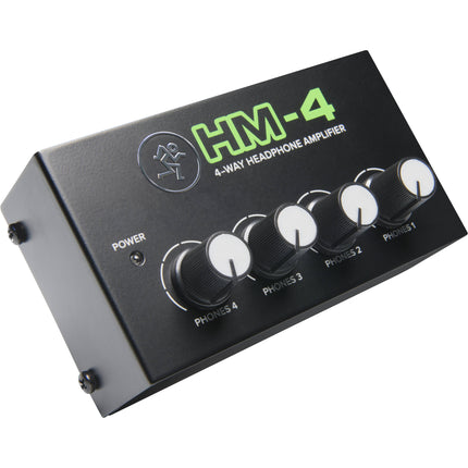 Mackie HM-4 Amplificador para Auriculares 4 Salidas 1 Entrada 12 VDC