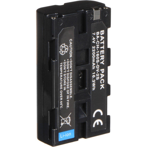 Dracast Kit 6 Baterías NP-F 2200mAh y 6 Cargadores Litio Ion