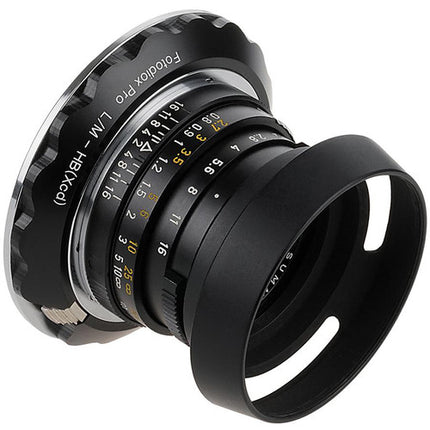 FotodioX Adaptador para lentes Leica M a cámara Hasselblad X con control de apertura y montaje metálico