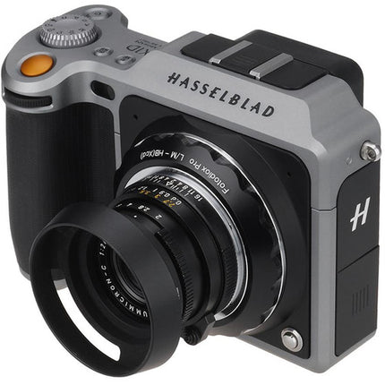FotodioX Adaptador para lentes Leica M a cámara Hasselblad X con control de apertura y montaje metálico