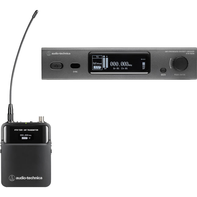 Audio-Technica ATW-3211 Sistema Micrófono Inalámbrico Bodypack 9.5h Batería 470-530 MHz