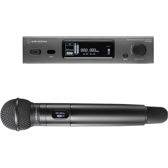 Audio-Technica ATW-3212/C510 Sistema Inalámbrico Micrófono Mano 9.5 Horas Batería Alcance 100 Metros