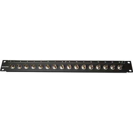 Canare 161U-BJRK Panel A/V 12G SDI 1RU 16 Conectores BNC Receptáculo