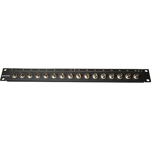 Canare 161U-BJRK Panel A/V 12G SDI 1RU 16 Conectores BNC Receptáculo