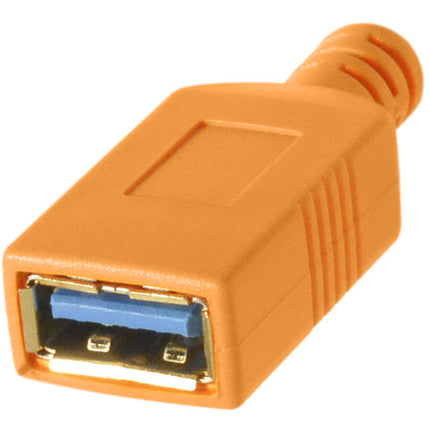 Tether Tools TetherPro Cable de extensión USB Tipo C a Tipo A 4.5m USB 3 0 5Gbps Naranja