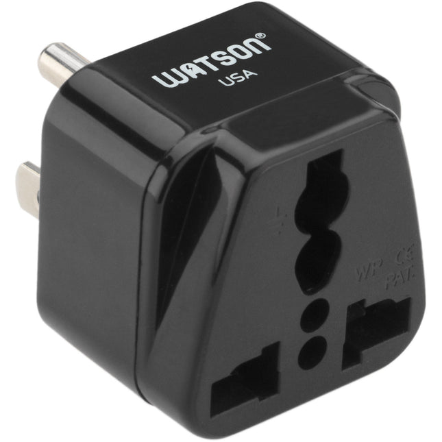 Adaptador Watson UK a USA 3 clavijas tipo G a tipo B tierra