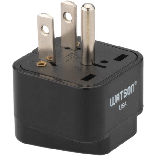 Adaptador Watson UK a USA 3 clavijas tipo G a tipo B tierra