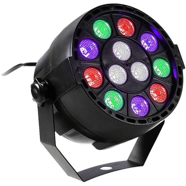 Eliminator Lighting Mini PAR Luz LED RGBW 25° Haz 12x1W DMX