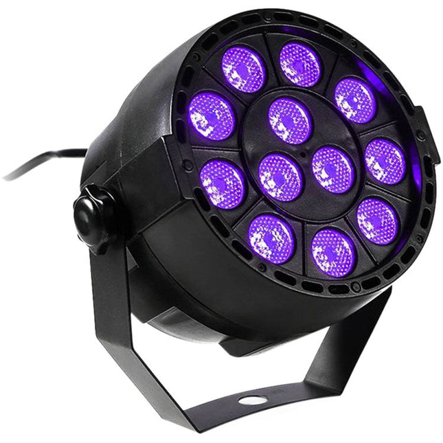 Eliminator Lighting Mini PAR Luz LED UV 25° Haz 12x1W DMX