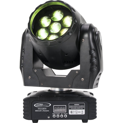 Eliminator Lighting Stealth Wash Zoom Cabeza Móvil LED 7x12W RGBW 4-45º