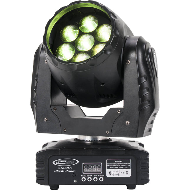 Eliminator Lighting Stealth Wash Zoom Cabeza Móvil LED 7x12W RGBW 4-45º