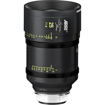 ARRI Signature Prime 25mm T1.8 Lente LPL Mount Enfoque Preciso