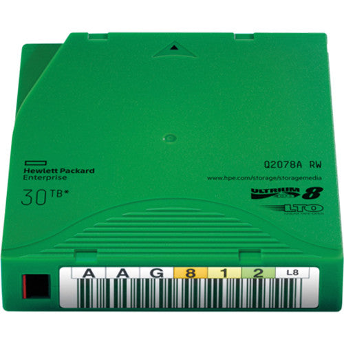 Hewlett Packard Enterprises Cartucho de Datos LTO-8 Ultrium RW 30TB RW 700 MB/s