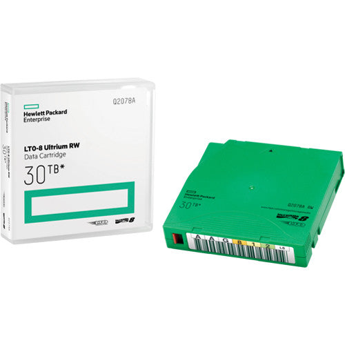 Hewlett Packard Enterprises Cartucho de Datos LTO-8 Ultrium RW 30TB RW 700 MB/s