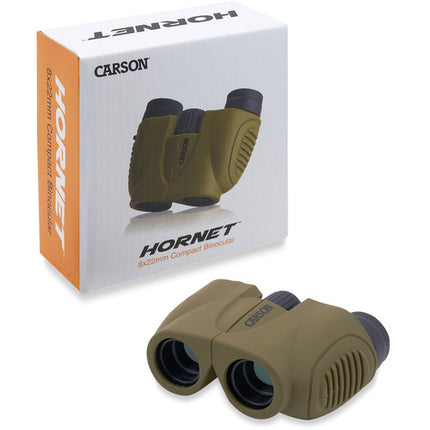 Carson 8x22 Hornet Prismáticos Compactos Con Lentes Multi Recubrimiento
