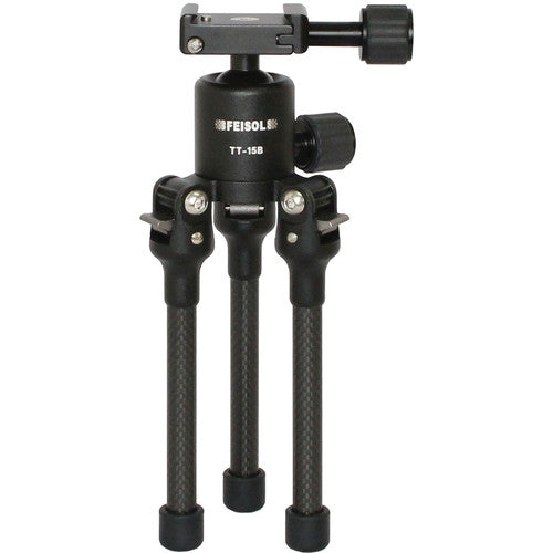 FEISOL TT-15B Mini trípode con cabezal bola 18 lb 8.1 pulgadas