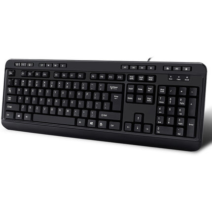 Adesso EasyTouch 132 Teclado Multimedia con Hub USB 3 Puertos Negro