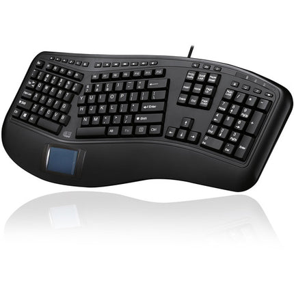 Adesso TruForm 450 Teclado ergonómico USB con Touchpad integrado y reposamuñecas