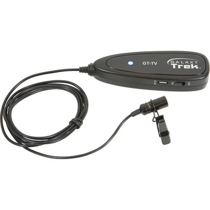 Galaxy Audio GT-V Trek Sistema de Micrófono Inalámbrico Lavalier Batería 6 Horas 2.4 GHz