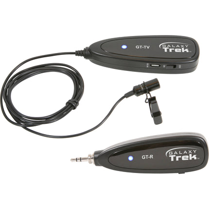 Galaxy Audio GT-V Trek Sistema de Micrófono Inalámbrico Lavalier Batería 6 Horas 2.4 GHz