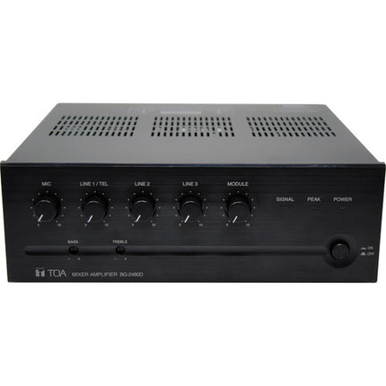 Toa Electronics BG-2480D Amplificador mezclador 480W cinco canales salida Zone 2