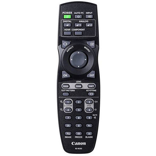 Control Remoto Canon RS-RC07 para Proyector REALiS WUX7000Z con Alcance 8 Metros