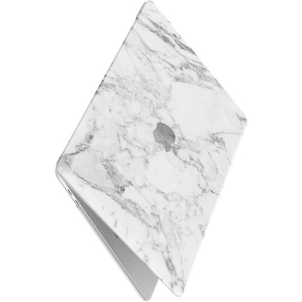 iBenzer Neon Party Funda para MacBook Pro 13" Blanco Mármol Ligera