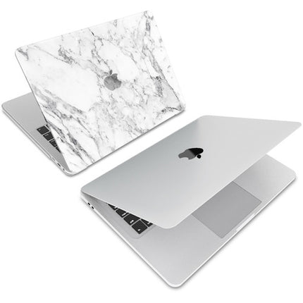 iBenzer Neon Party Funda para MacBook Pro 13" Blanco Mármol Ligera