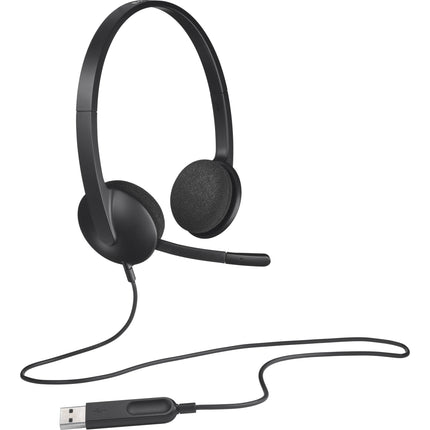 Logitech H340 Auriculares USB con Cable de 1.8 m y Audio Digital Claro