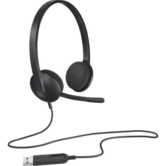 Logitech H340 Auriculares USB con Cable de 1.8 m y Audio Digital Claro