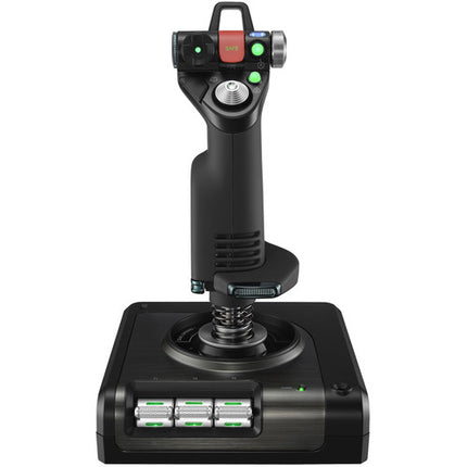 Logitech G X52 Professional Controlador de Simulación con Palanca y Acelerador Iluminados y LCD Retroiluminado