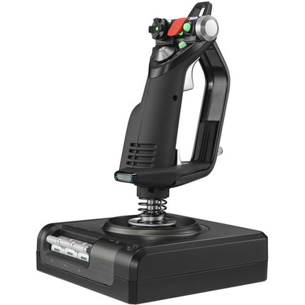 Logitech G X52 Professional Controlador de Simulación con Palanca y Acelerador Iluminados y LCD Retroiluminado