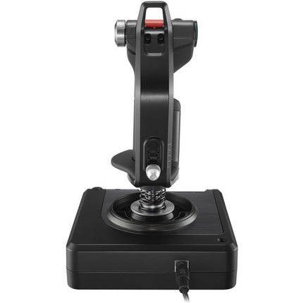 Logitech G X52 Professional Controlador de Simulación con Palanca y Acelerador Iluminados y LCD Retroiluminado