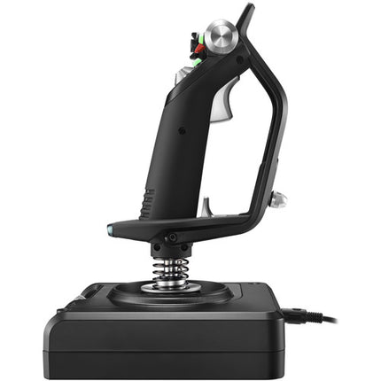 Logitech G X52 Professional Controlador de Simulación con Palanca y Acelerador Iluminados y LCD Retroiluminado