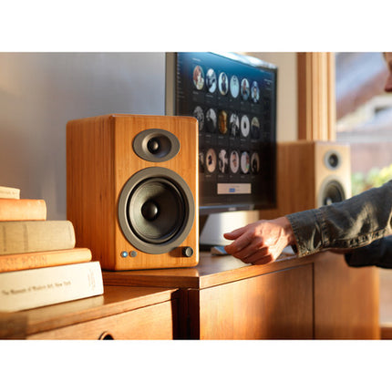 Audioengine A5+ Sistema de altavoces Bluetooth 50W RMS 5" Kevlar Woofer