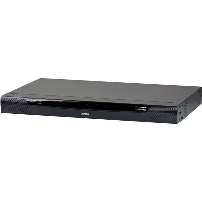 ATEN Switch KVM IP 8 Puertos con Virtual Media Soporte 1920x1200 Dual IP y Fuente de Poder