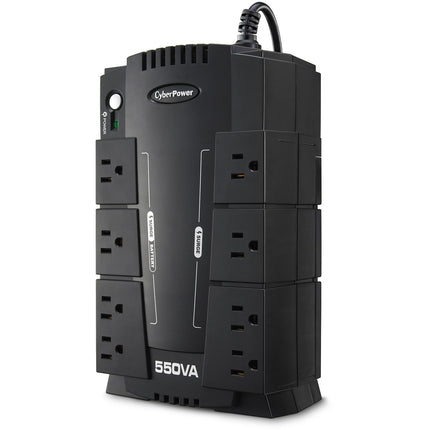 CyberPower CP550SLG UPS de Respaldo 550VA 330W 8 Salidas USB Protección RJ11