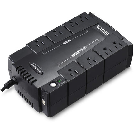 CyberPower CP550SLG UPS de Respaldo 550VA 330W 8 Salidas USB Protección RJ11