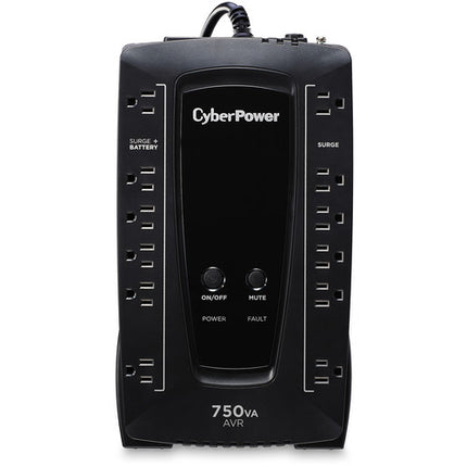 CyberPower AVRG750U SAI 750VA 450W Regulador Voltaje 12 Salidas USB