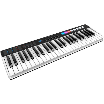 IK Multimedia iRig Keys I/O Controlador e Interfaz de Audio 49 Teclas 24-Bit 96 kHz con Soporte iPhone y iPad