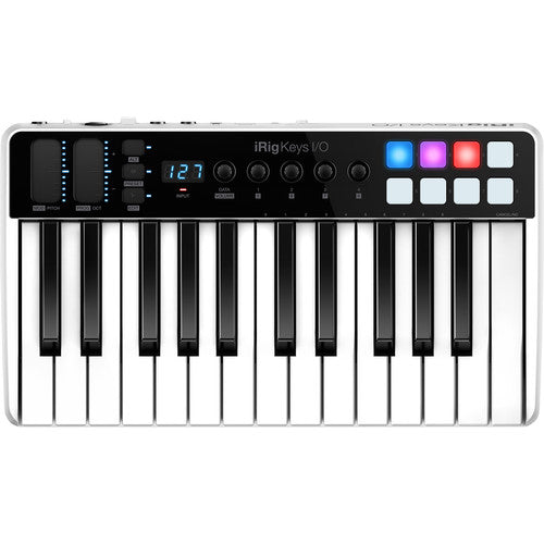 IK Multimedia iRig Keys I/O controlador audio 25 teclas 24 bit 96 kHz con soporte iOS