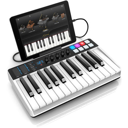 IK Multimedia iRig Keys I/O controlador audio 25 teclas 24 bit 96 kHz con soporte iOS