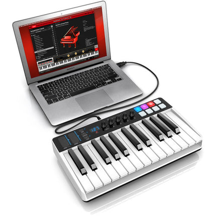 IK Multimedia iRig Keys I/O controlador audio 25 teclas 24 bit 96 kHz con soporte iOS