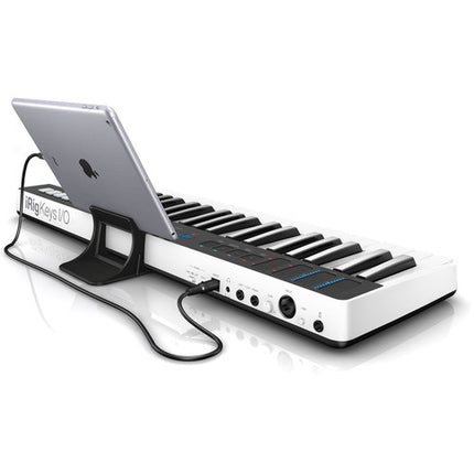 IK Multimedia iRig Keys I/O Controlador e Interfaz de Audio 49 Teclas 24-Bit 96 kHz con Soporte iPhone y iPad