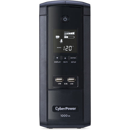CyberPower BRG1000AVRLCD SAI 1000VA 600W 10 Salidas Pantalla LCD