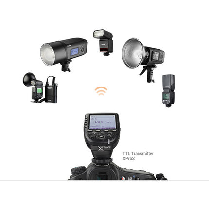 Godox V350S Flash para cámaras Sony Batería Li-Ion 2.4 GHz Kit Completo